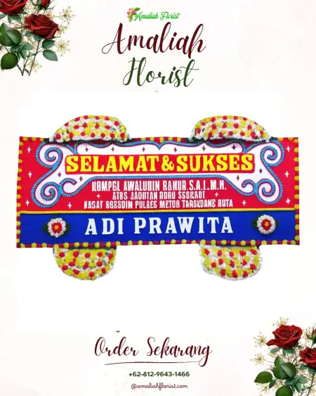 Papan Bunga Ucapan Selamat Pageralang