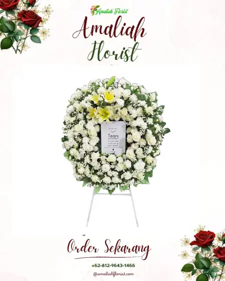 Krans Bunga Duka Pageralang